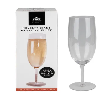 Giant Champagne Flute Glass,820ml