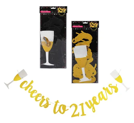 21st Birthday Milestone Banner, 3m