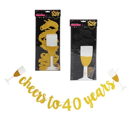 40th Birthday Milestone Banner, 3m