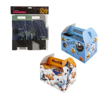 Halloween 6 Pack Snack Box Asstd