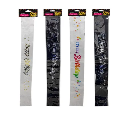 Happy Birthday Party Sash