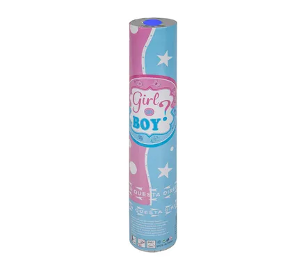 Gender Reveal Confetti Cannon, Blue