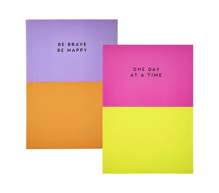 Two Colour Novelty Notebook