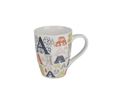 Letter Mug A, 400ml