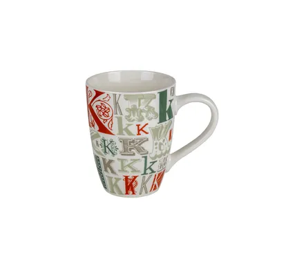 Letter Mug K, 400ml