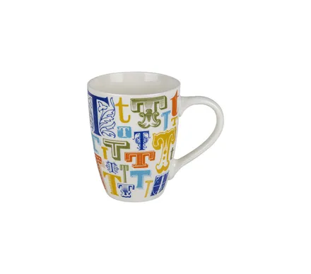 Letter Mug T, 400ml