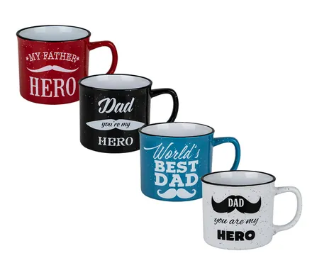 Emamel Look Dad Mug With Print,330ml