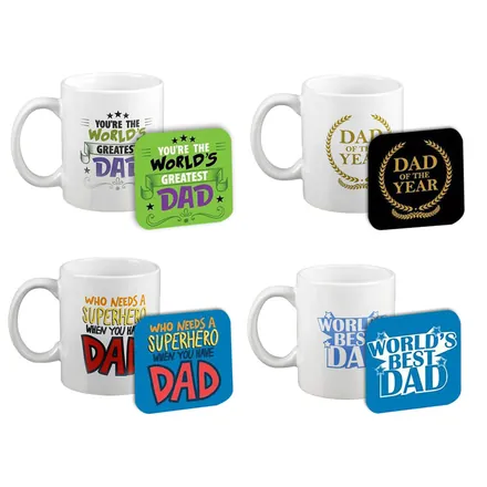 Dad Mug With Coaster, 320ml