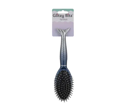Paddle Brush, Mermaid Tail Design