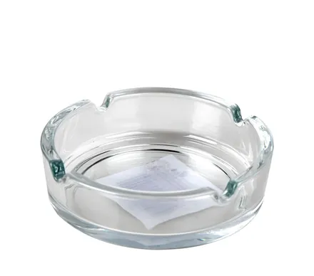 Ashtray Clear Glass, 8cm