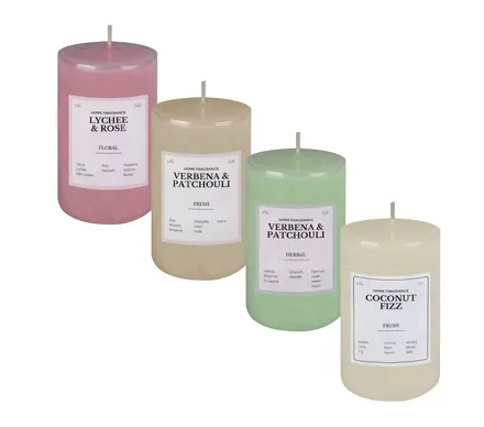 Pillar Candle,7x8cm Assorted Scented