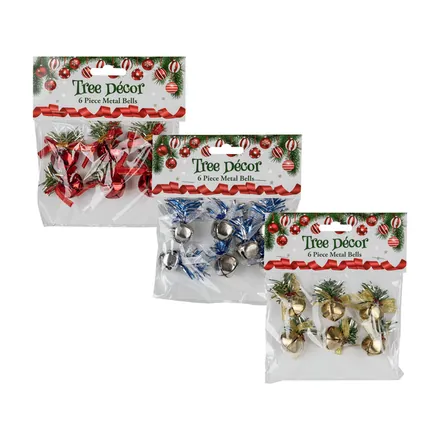 Christmas Tree Decor Metal Bells