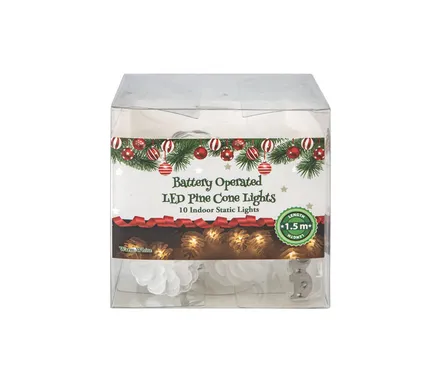 String Of 10 Led Christmas Lights, 1.5m