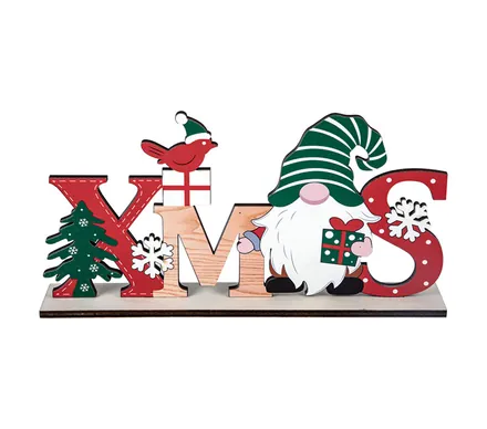 Christmas Tree Decor Wooden, 14cm
