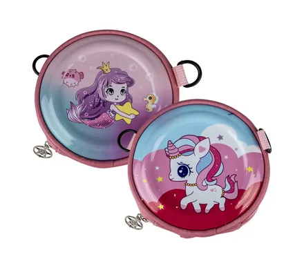 Handbag Round Sling Mermaid 15x5cm