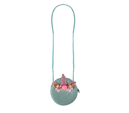 Handbag Unicorn Straw 12cm