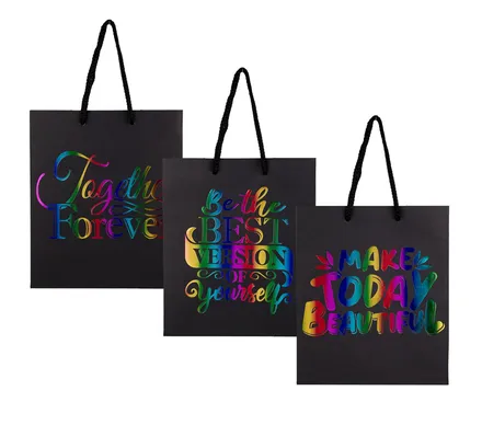 Medium Gift Bag With English Wording