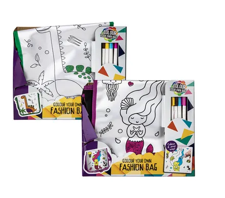 Colour Your Own Bag, 28x28cm