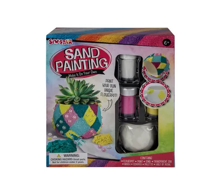 Ceremic Pot Sand Painting Set