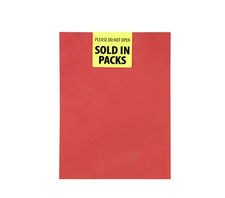 Project Art Paper-Red 10-Pack A4