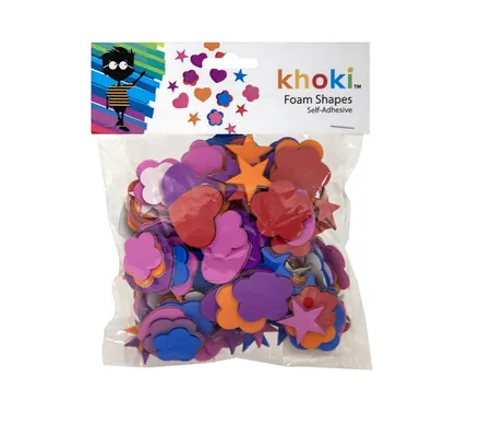 Star/Heart/Flower Foam, Assorted Shapes