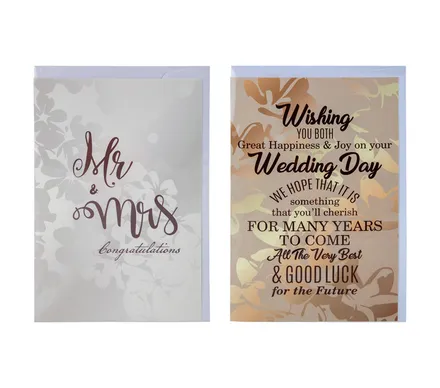 Wedding Card & Envelope