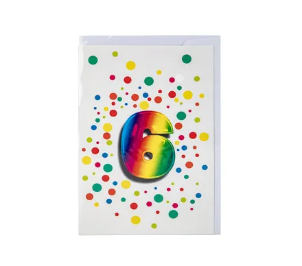 Milestone Birthday Card & Envelope 6