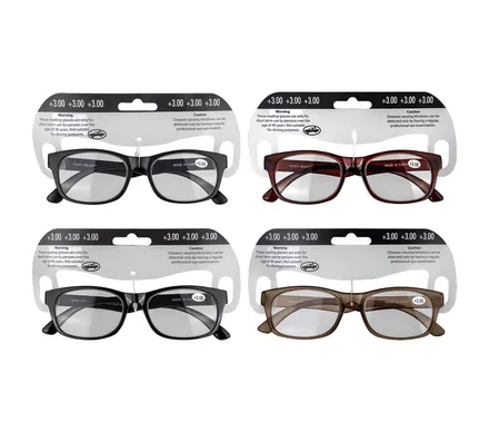 Reading Glasses+3,Basics,Plastic Frame