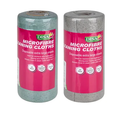 Microfibre Cloth Roll 20 X 30cm,20 Piece