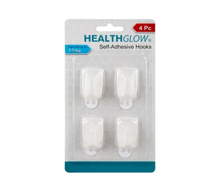Plastic Sqaure Hooks Self Adhesive,