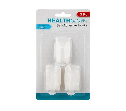 Plastic Sqaure Hooks Self Adhesive,