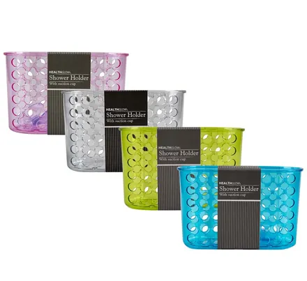 Shower Suction Cup Basket 19 X 12 X 9cm