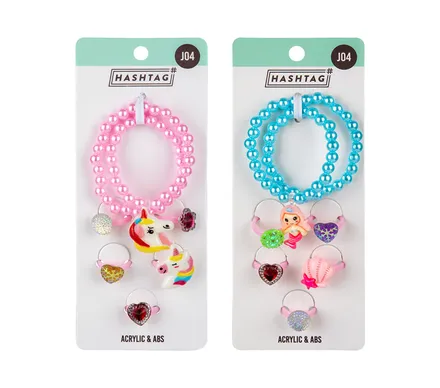 Ring Set 7piece Mermaid Or Unicorn