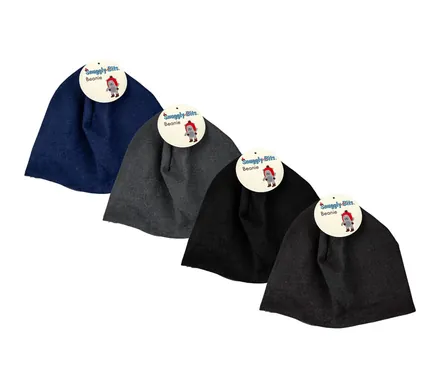 Unisex Fleece Beanie Assorted Colours