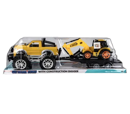 Friction Jeep Trailer Set, 3-Piece