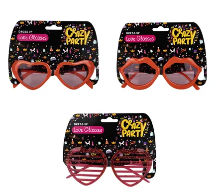 Valentines Love Glasses, Assorted