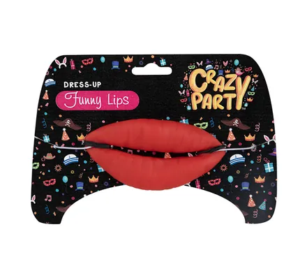 Fun Red Dress-Up Lips