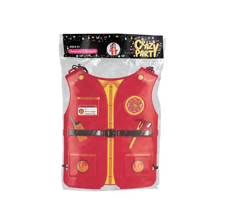 Fireman Dress Up Kit, 4-Piece