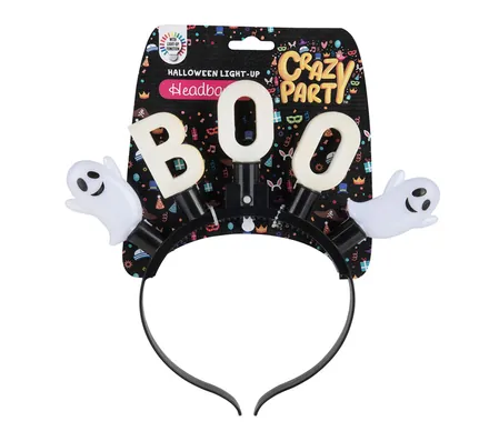Novelty Light-Up Skull Headband
