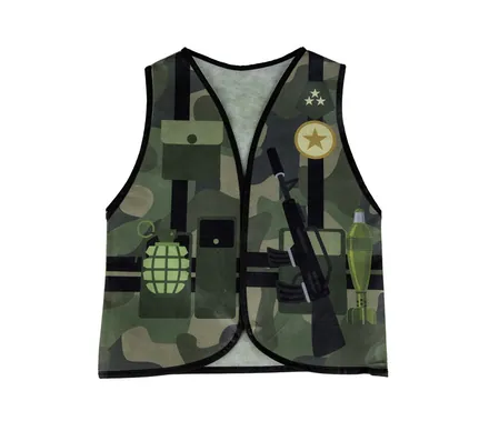 Army Vest Dress Up Costume