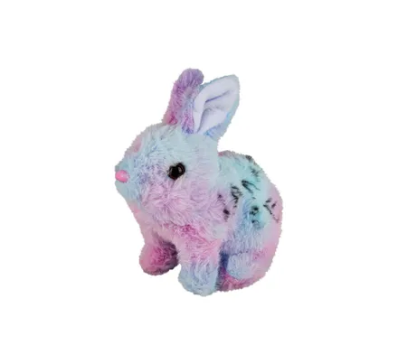 Stuffed Bunny Walking, 16cm