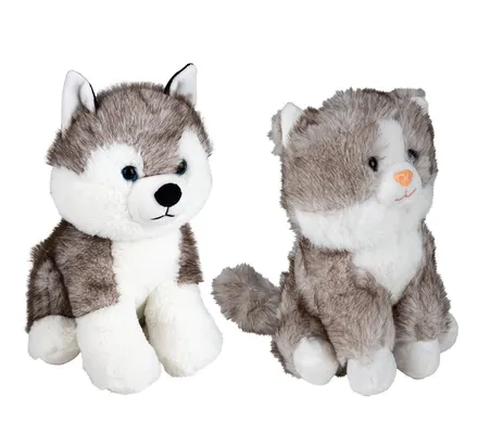 Two-Tone Plush Cat/Dog