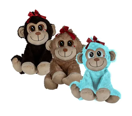 Stuffed Smiling Monkey, 30cm