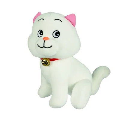 Stuffed Cat With Foambeads, 30cm