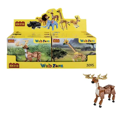 Wild Animal Building Blocks Cogo