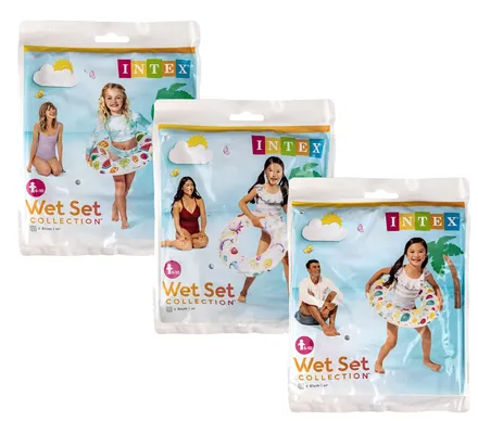Intex Swim Ring, Lively Print, 61cm