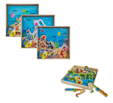 Wooden Fishing Game