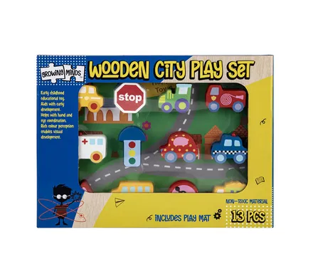 Wooden City/Farm Playset
