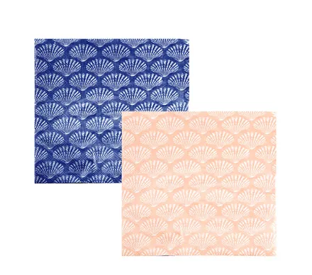 Serviettes 2ply 20pc Shells