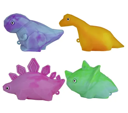 Novelty Squeezy Dinosaur, 10cm